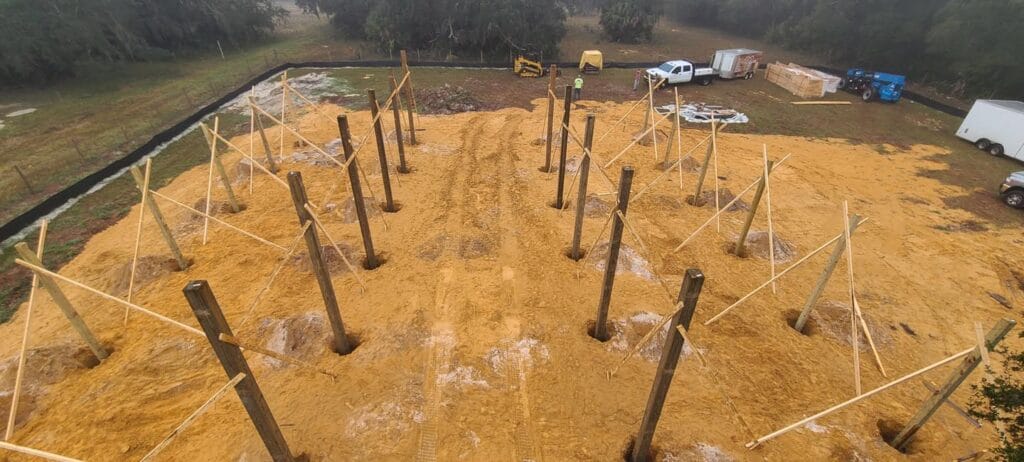 custom built modern barndominium in Daytona, FL