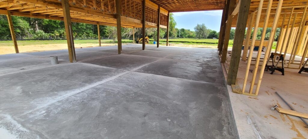 custom built modern barndominium in Daytona, FL