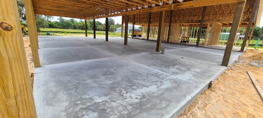 custom built modern barndominium in Daytona, FL