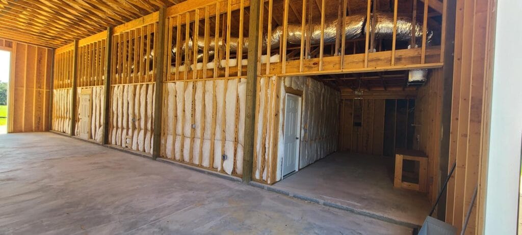 custom built modern barndominium in Daytona, FL