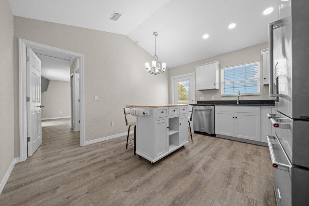 inside view of a custom RV barndominium in Citra, FL