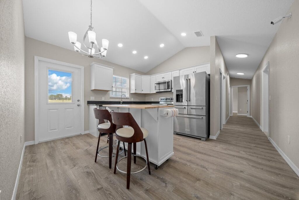 inside view of a custom RV barndominium in Citra, FL