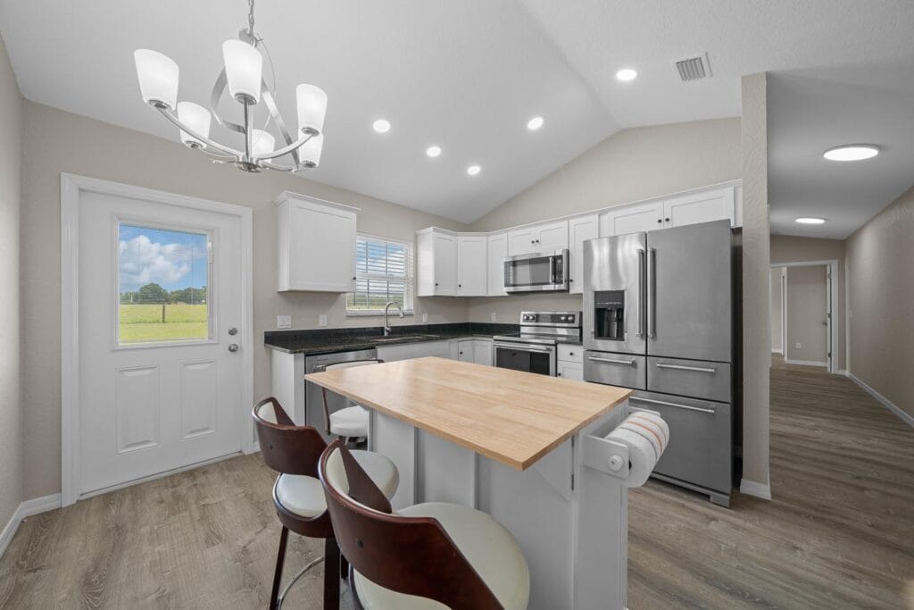 inside view of a custom RV barndominium in Citra, FL