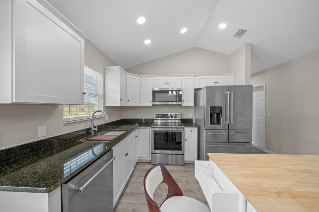 inside view of a custom RV barndominium in Citra, FL