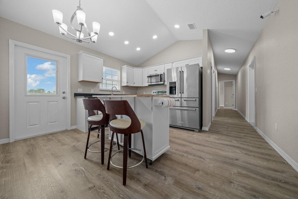 inside view of a custom RV barndominium in Citra, FL