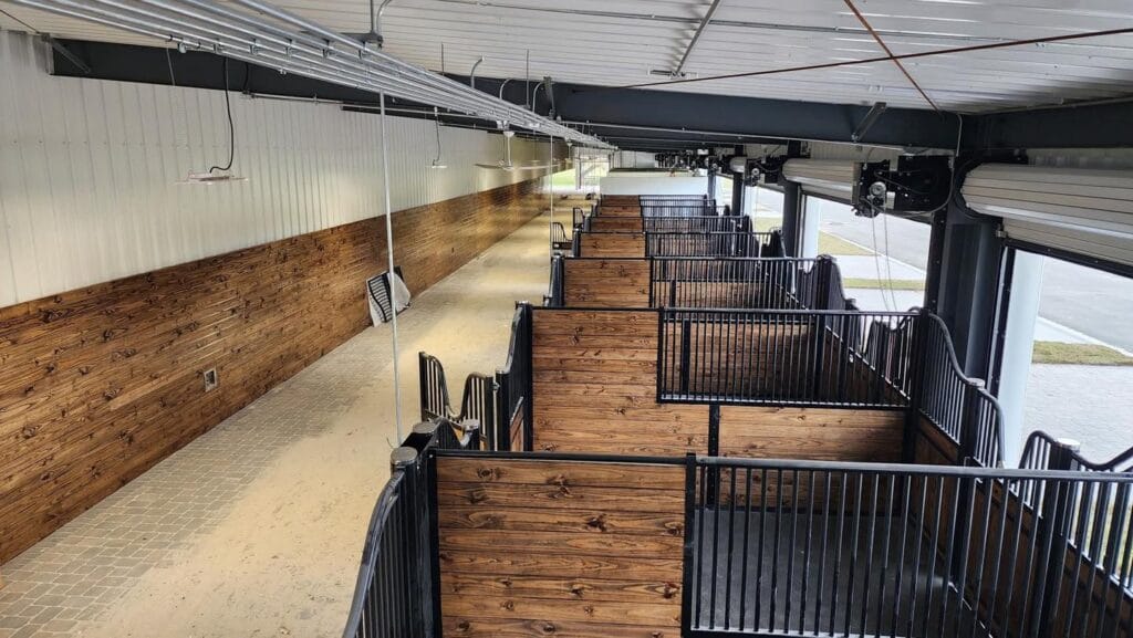 custom built horse stalls in Reddick, FL