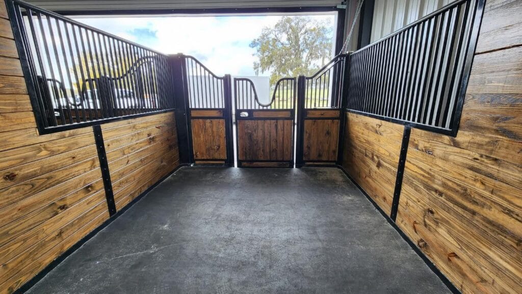 custom built horse stalls in Reddick, FL