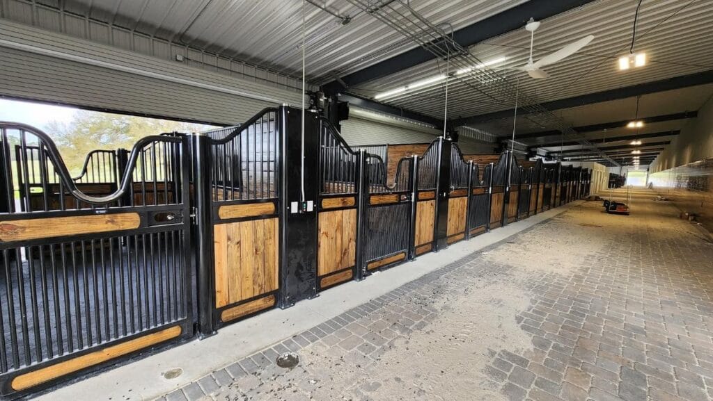 custom built horse stalls in Reddick, FL