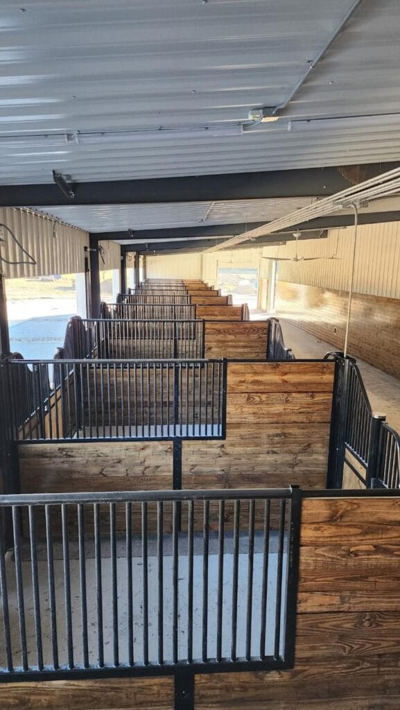 custom built horse stalls in Reddick, FL