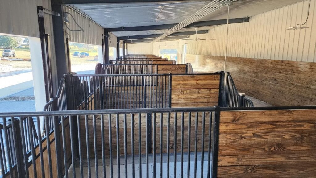 custom built horse stalls in Reddick, FL
