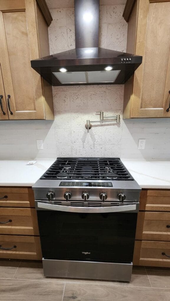 inside view of a custom built multi-level home in Crystal River, FL