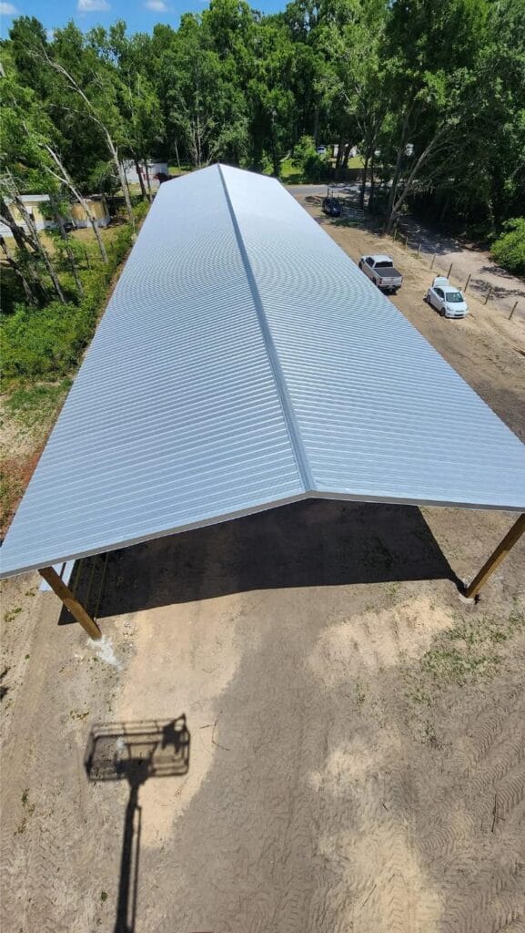 open kit barn built in Anthony, FL