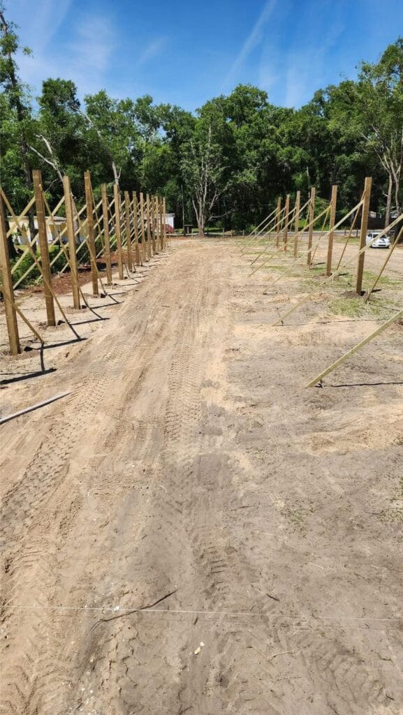 open kit barn built in Anthony, FL